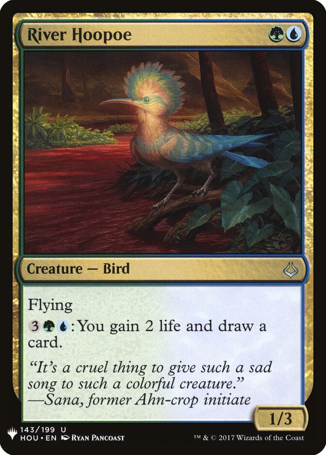 River Hoopoe (HOU-143) - The List (PLST)