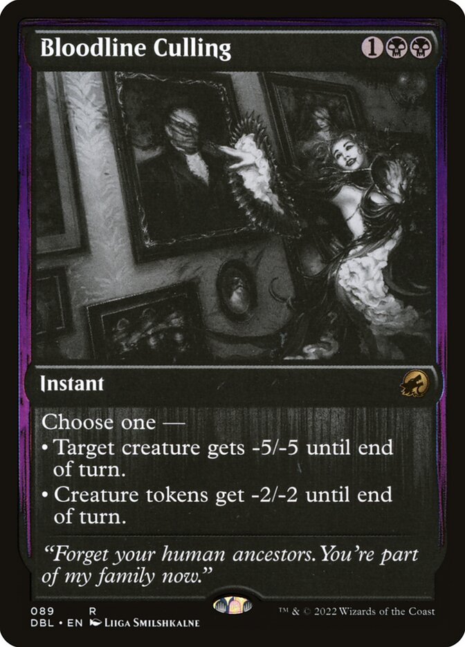 Bloodline Culling - [Foil] Innistrad: Double Feature (DBL)
