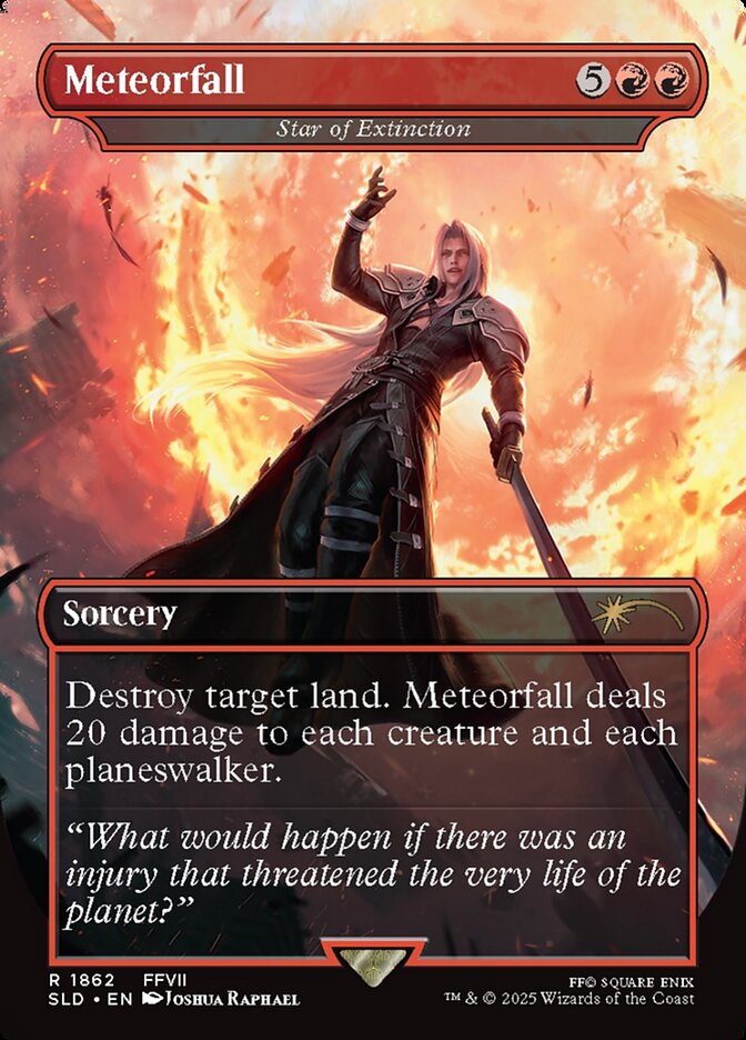 Meteorfall - Star of Extinction (1862) - Secret Lair Drop (SLD)