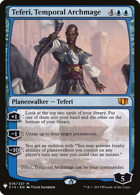 Teferi, Temporal Archmage (C14-19) - The List (PLST)