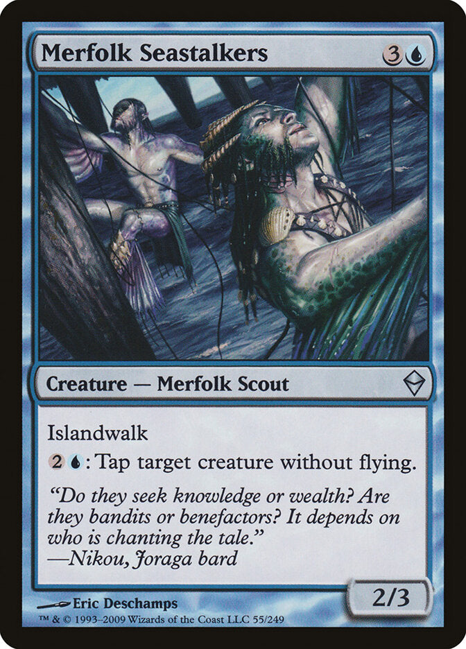 Merfolk Seastalkers (55) - Zendikar (ZEN)