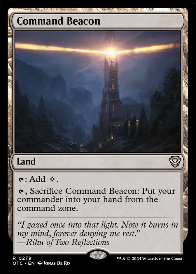 Command Beacon (279) - Outlaws of Thunder Junction Commander (OTC)