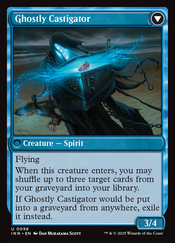 Covetous Castaway // Ghostly Castigator (58) - Innistrad Remastered (INR)
