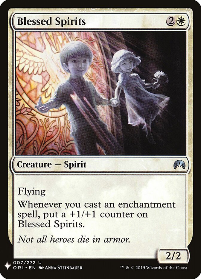 Blessed Spirits (ORI-7) - The List (PLST)