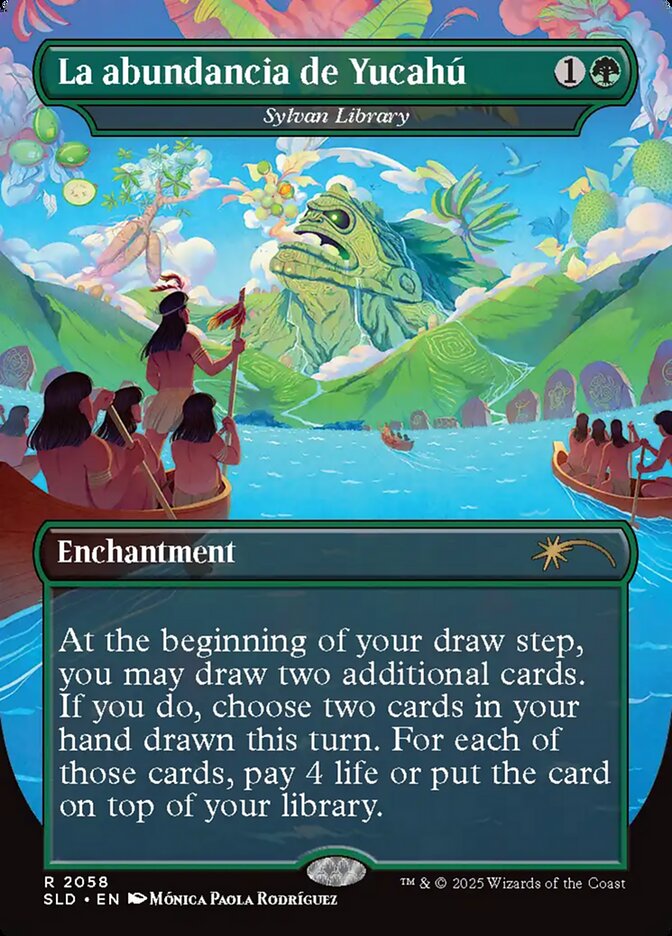 La abundancia de Yucahú - Sylvan Library (2058) - Secret Lair Drop (SLD)