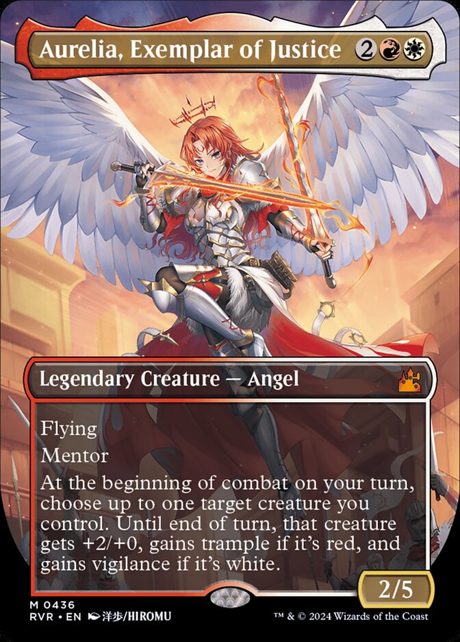 Aurelia, Exemplar of Justice (436) - Ravnica Remastered (RVR)