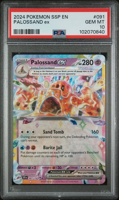 Palossand ex #91 - [Graded PSA 10] SV08: Surging Sparks (SV08)