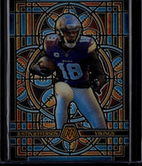 2025 Panini Mosaic #16 Justin Jefferson Stained Glass