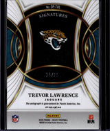 2025 Select Trevor Lawrence White Signatures Auto /35 #SP-TVL