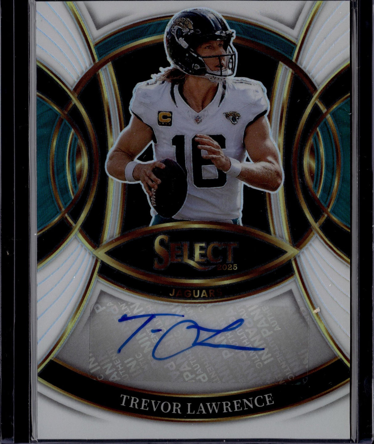 2025 Select Trevor Lawrence White Signatures Auto /35 #SP-TVL