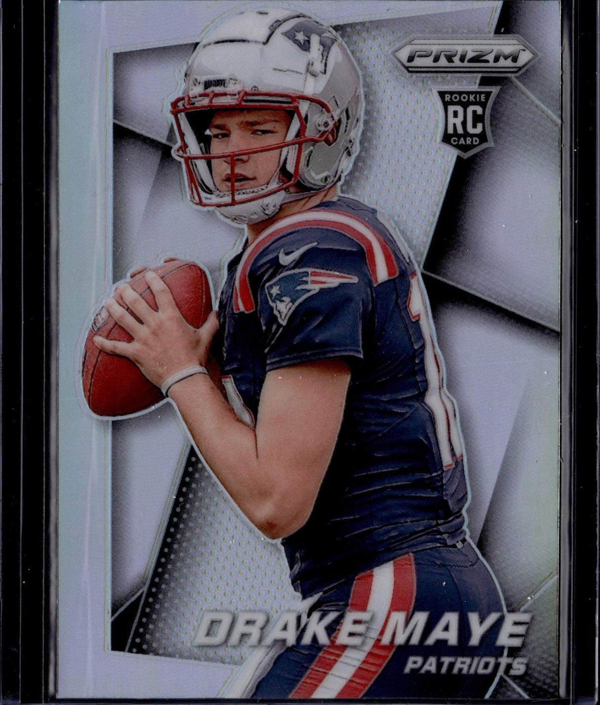 2024 Panini Prizm #10 Drake Maye Prizm Flashback Rookie Silver Prizm