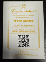 2024 Keepsake Edition Travis Hunter Gem Patch Autographs 1/1 GPA-TH2