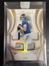 2025 Flawless Jaxson Dart Rookie Showcase Laundry Tags /25 Jersey #!