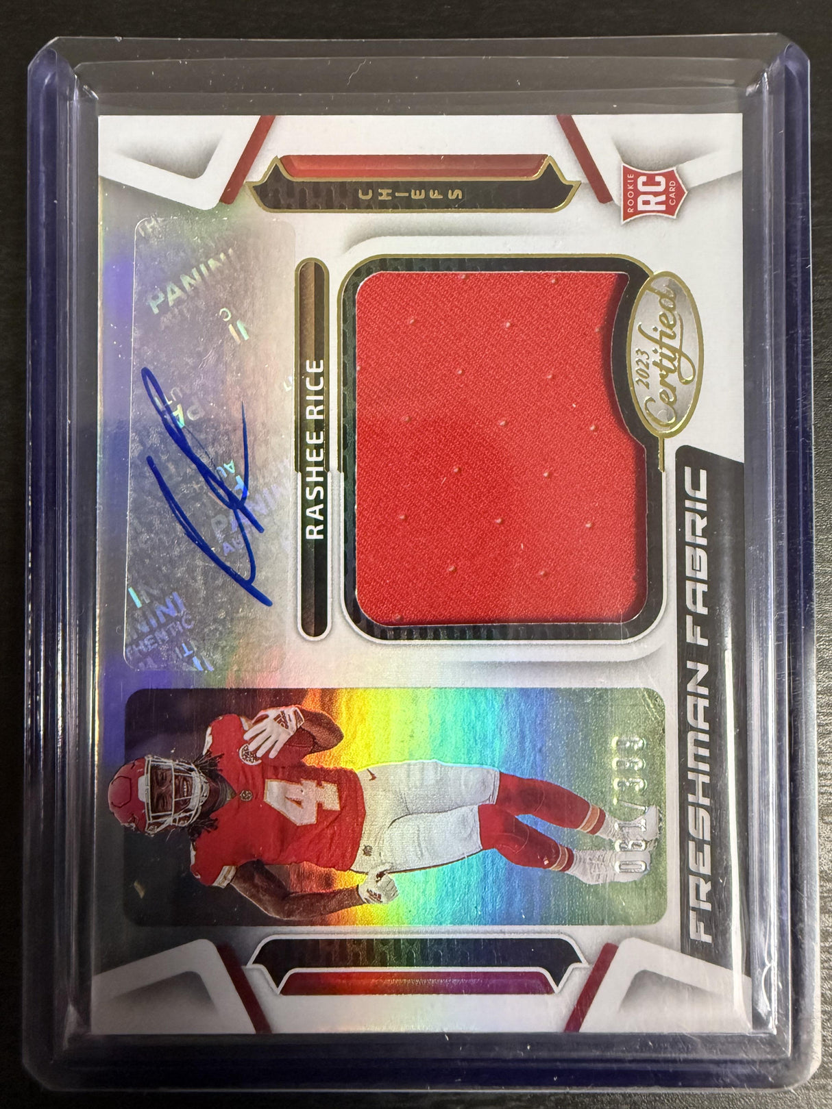 2023 Panini Certified Rashee Rice Freshman Fabric Mirror Signatures /399