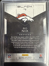2025 Panini Black #9 Bo Nix Smokescreen
