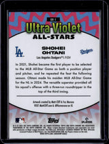 2025 Topps Chrome #UV-1 Shohei Ohtani Ultra Violet All-Stars