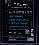 2024 Bowman #BAI-1 Elly De La Cruz Bowman A.I. Gold Refractors #/50