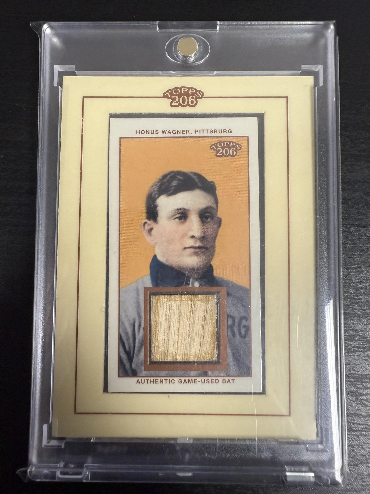 2002 Topps 206 #TR-HW Honus Wagner Framed Relics (Series 1)