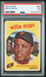 1959 Topps #50 Willie Mays PSA 1.5