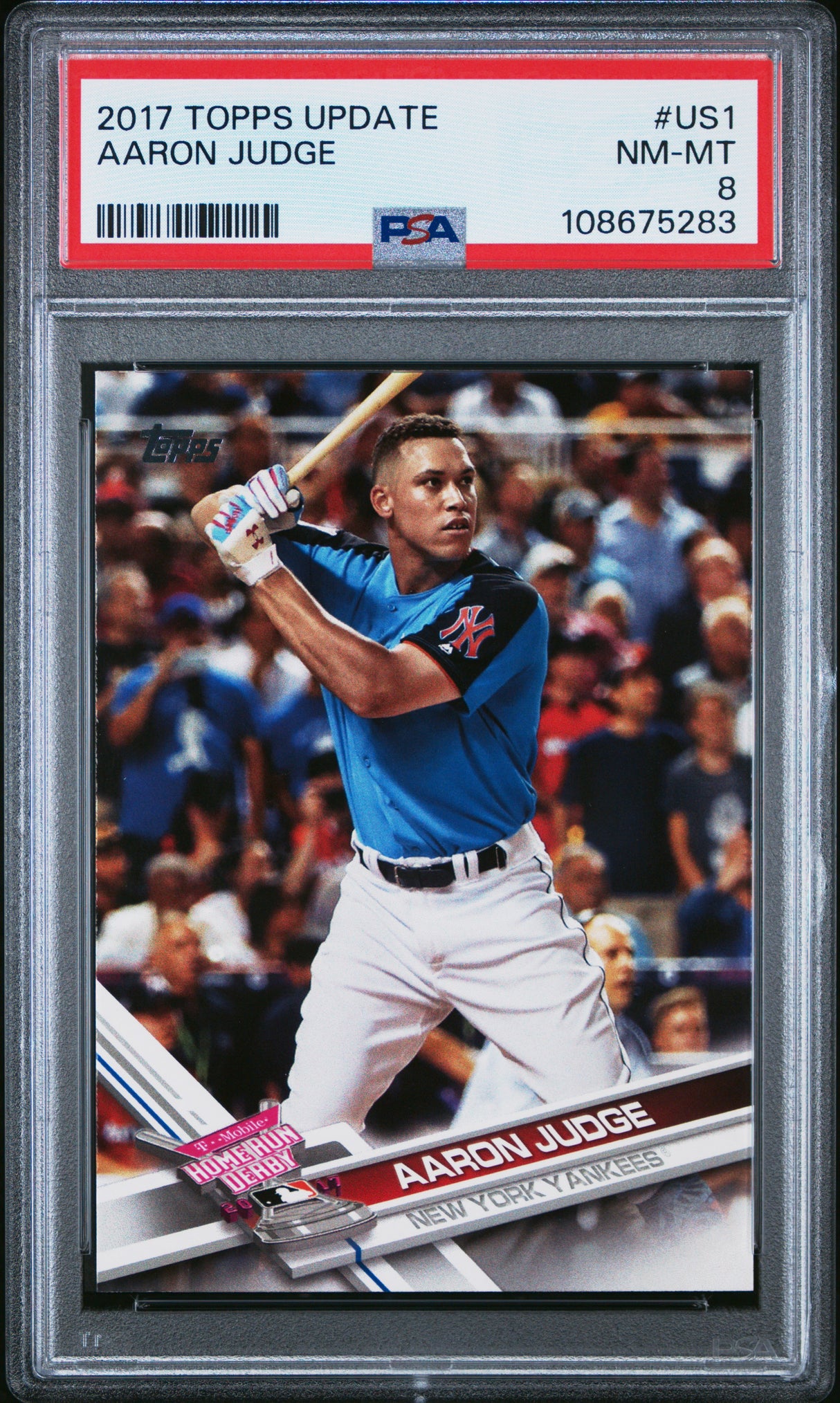 2017 Topps Update #US1 Aaron Judge PSA 8