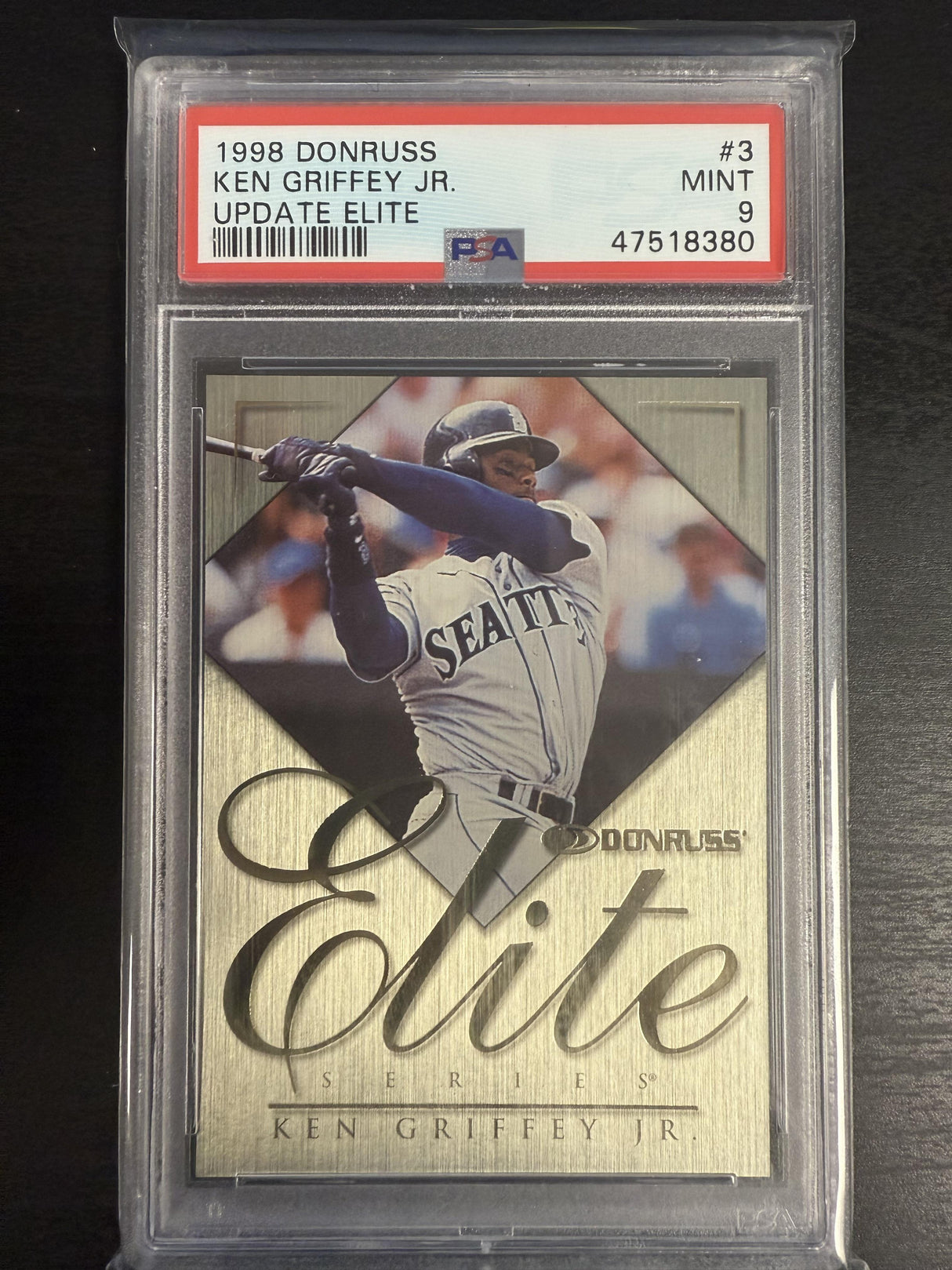 1998 Donruss Update Elite #3 Ken Griffey Jr. PSA 9