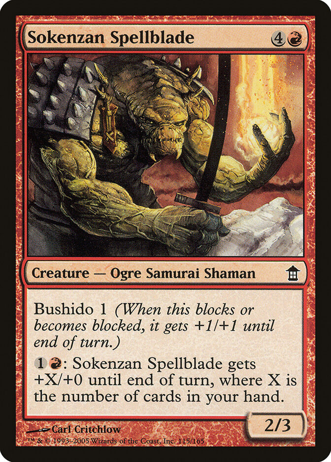 Sokenzan Spellblade (115) - Saviors of Kamigawa (SOK)