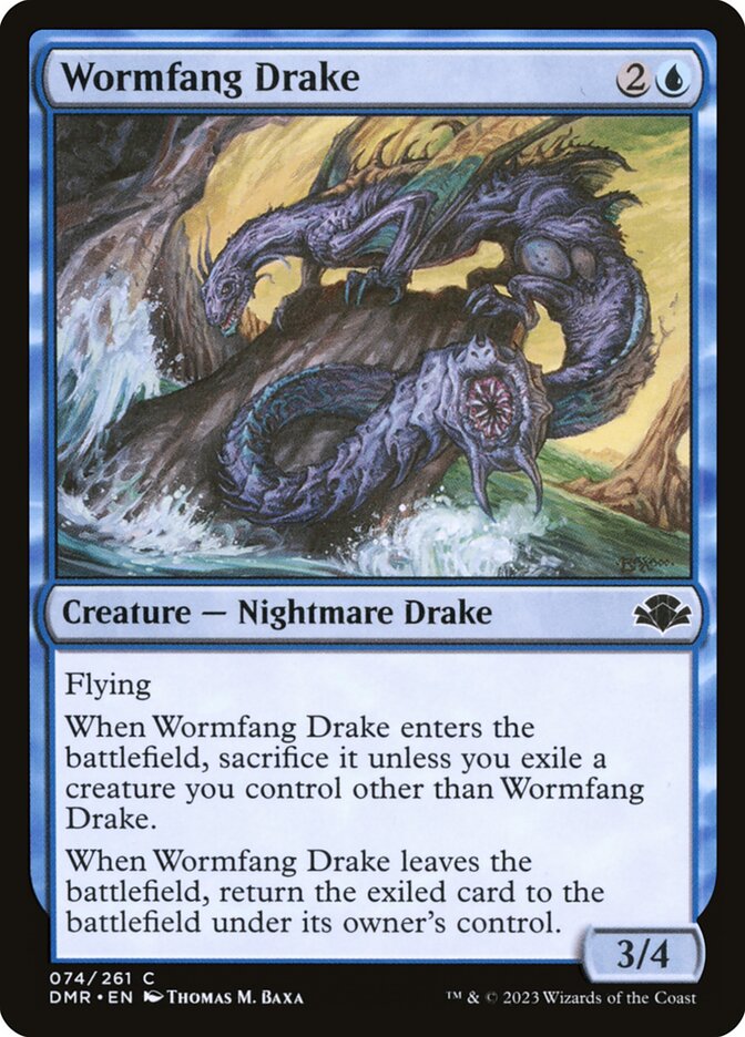 Wormfang Drake (74) - Dominaria Remastered (DMR)