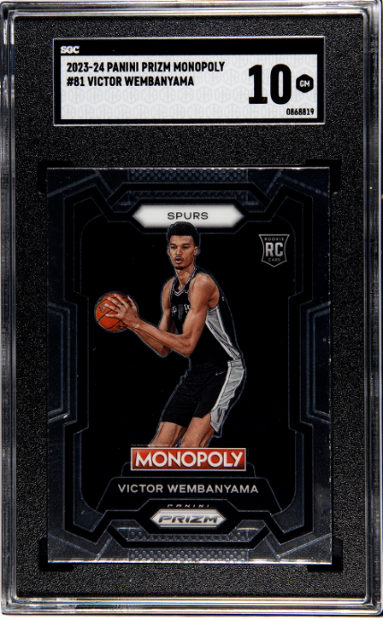 2023-24 Panini Prizm Monopoly #81 Victor Wembanyama SGC 10