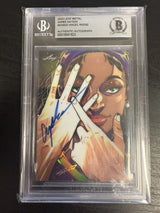 2023 Leaf Metal Anime Nation Angel Reese Auto /226 BGS Authentic