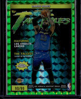2025-26 Topps Chrome LeBron James Tall Tales Green Geometric Refractor #/99
