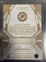 2023-24 Panini Flawless #DGS-MYT Myles Turner Draft Gems Signatures Platinum #/1