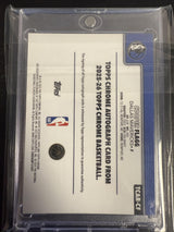 2025-26 Topps Chrome #TCAR-CF Cooper Flagg Chrome Rookie Autographs