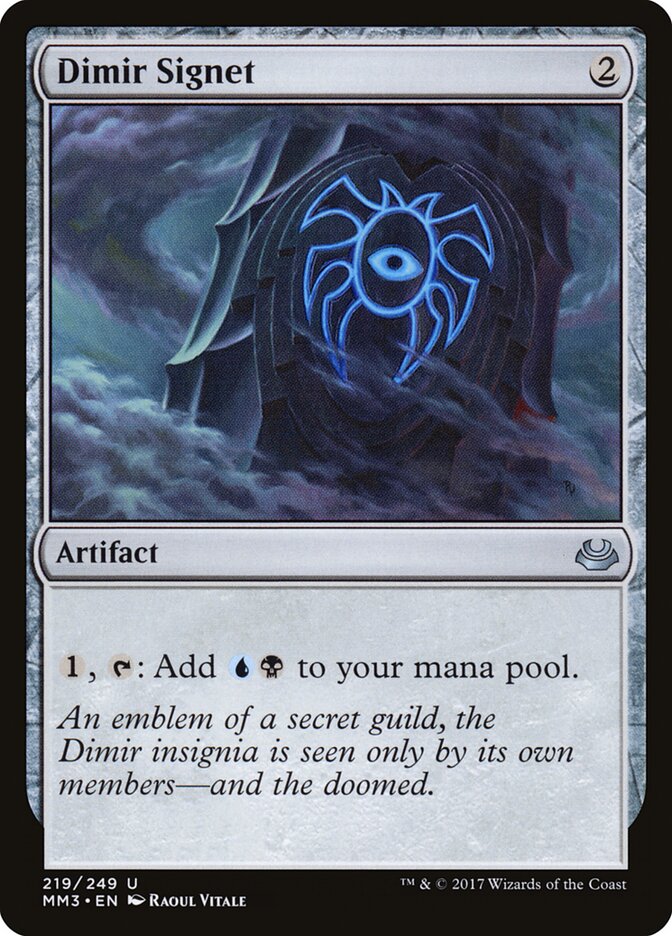 Dimir Signet (219) - Modern Masters 2017 (MM3)