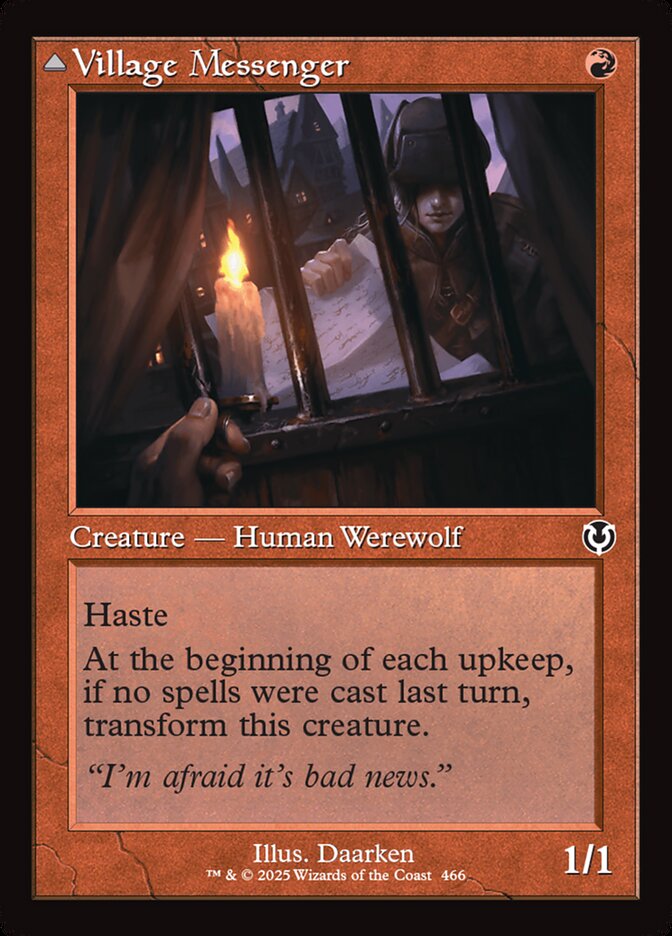 Village Messenger // Moonrise Intruder - [Retro Frame] Innistrad Remastered (INR)