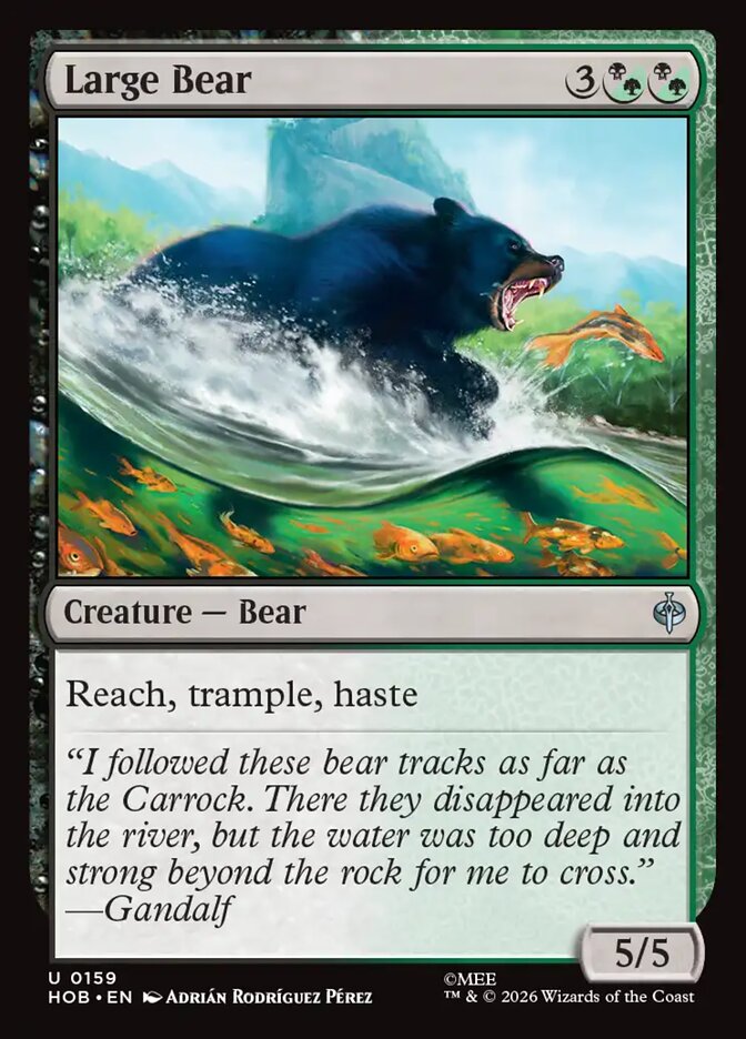 Large Bear (159) - The Hobbit (HOB)
