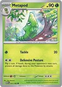 Metapod (11) - SV: Scarlet & Violet 151 (MEW)