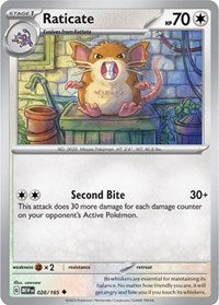 Raticate (20) - SV: Scarlet & Violet 151 (MEW)