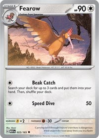 Fearow (22) - SV: Scarlet & Violet 151 (MEW)