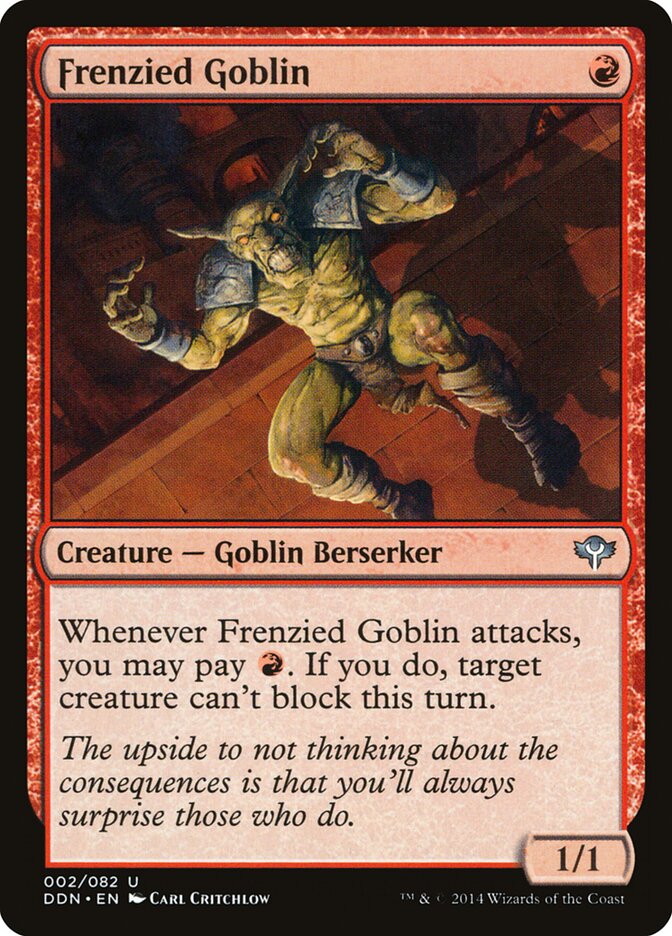 Frenzied Goblin (2) - Duel Decks: Speed vs. Cunning (DDN)
