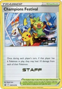 Champions Festival - SWSH296 (World Championships 2022) (SWSH296) - SWSH: Sword & Shield Promo Cards (SWSD)