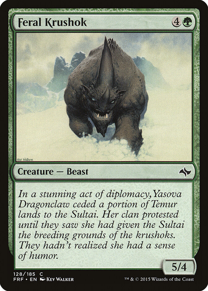 Feral Krushok (128) - Fate Reforged (FRF)