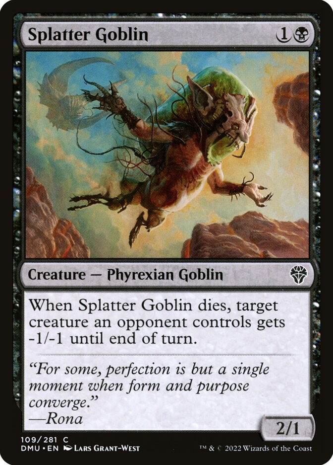 Splatter Goblin (109) - Dominaria United (DMU)