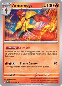 Armarouge - 041/198 (Line Holo) (41) - Miscellaneous Cards & Products (MCAP)