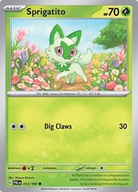 Sprigatito - 013/193 (Summer 2023 Collector Chest) (13) - Miscellaneous Cards & Products (MCAP)