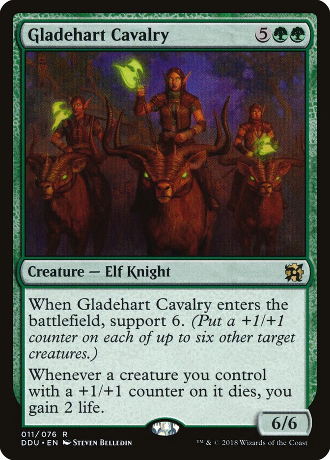 Gladehart Cavalry (11) - Duel Decks: Elves vs. Inventors (DDU)