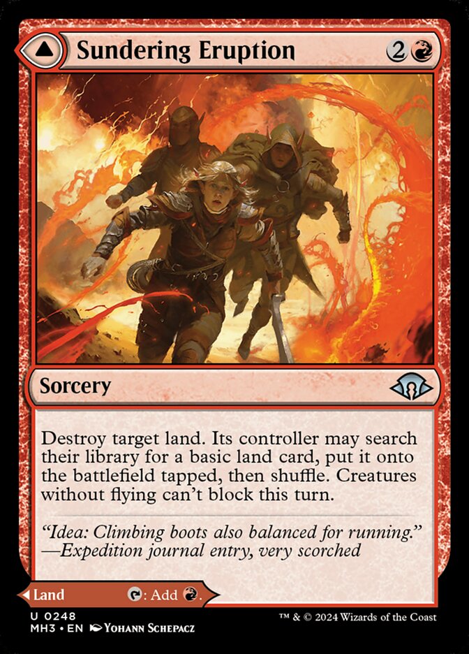 Sundering Eruption // Volcanic Fissure (248) - Modern Horizons 3 (MH3)