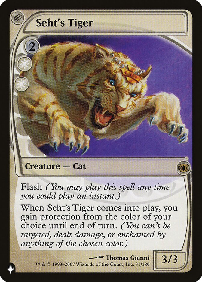 Seht's Tiger (FUT-31) - The List (PLST)