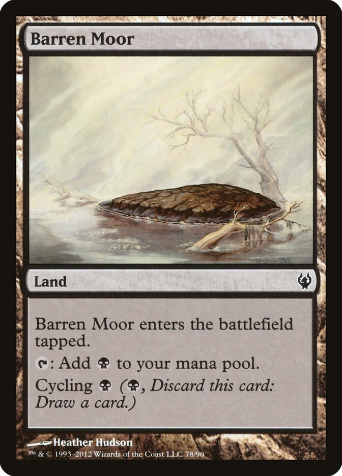 Barren Moor (78) - Duel Decks: Izzet vs. Golgari (DDJ)