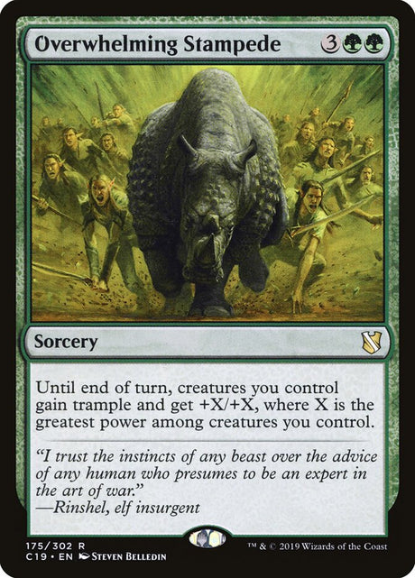 Overwhelming Stampede (175) - Commander 2019 (C19)