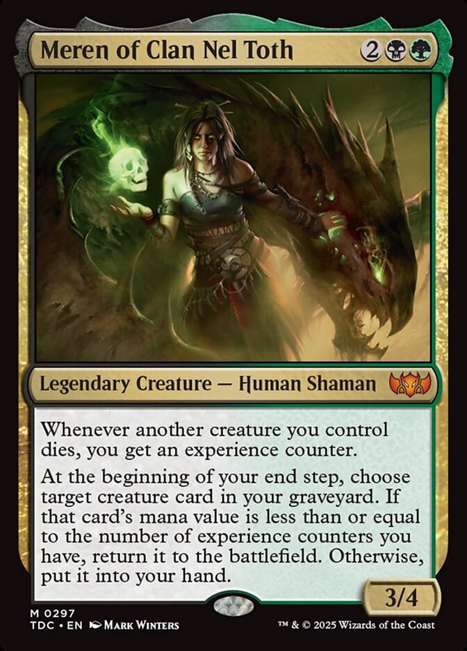 Meren of Clan Nel Toth - Tarkir: Dragonstorm Commander (TDC)